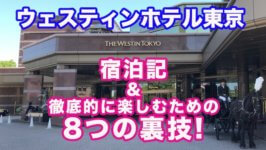 ウェスティンホテル東京・宿泊記&徹底的に楽しむための8つの裏技